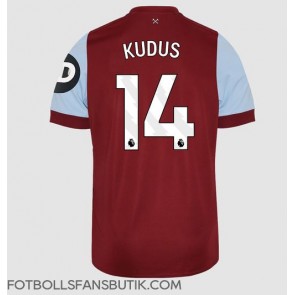 West Ham United Mohammed Kudus #14 Replika Hemmatröja 2023-24 Kortärmad